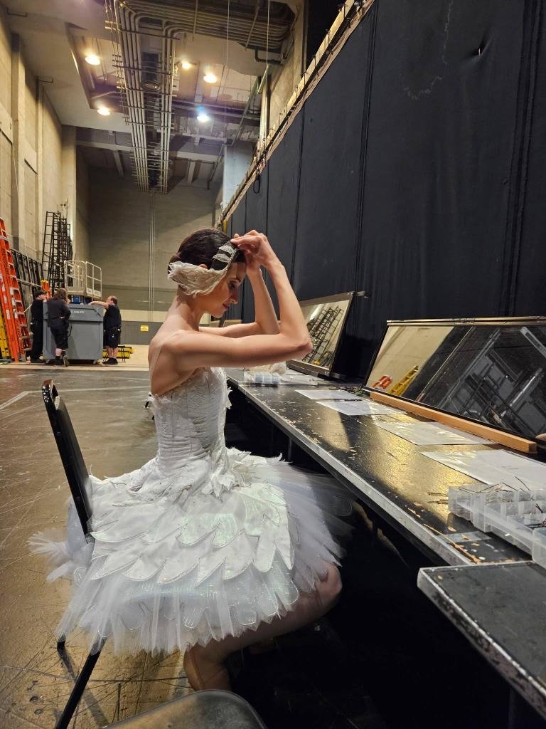 Swan Lake, Backstage photo